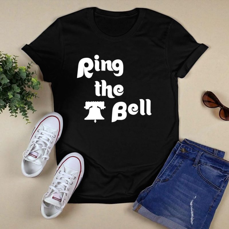 Logan Hoppe Phillies Liberty Bell T-Shirt for Fans of Baseball - Image 5