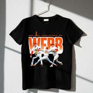 Logan Webb San Francisco Giants Pitching Action T-Shirt For Fans