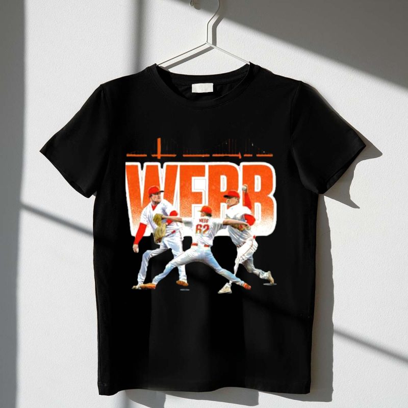 Logan Webb San Francisco Giants Pitching Action T Shirt t shirt 1 1