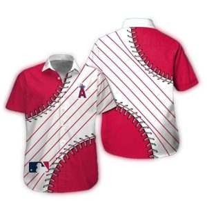 Los Angeles Angels Hawaiian Shirt - Tropical Style For Fans