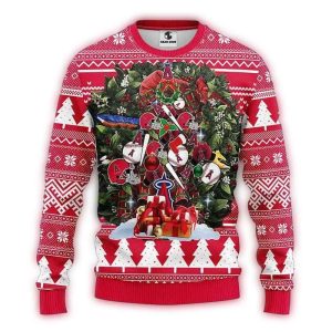 Los Angeles Angels Festive Ugly Christmas Sweater For Fans