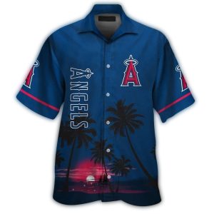 Los Angeles Angels Tropical Hawaiian Shirt For Beach Nights
