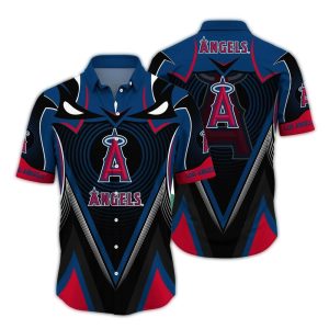 Los Angeles Angels Dark Strike Hawaiian Shirt For Fans And Casual Wear