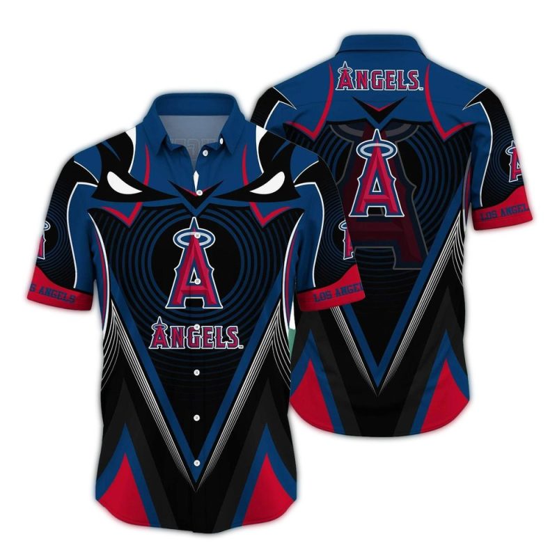 Los Angeles Angels Dark Strike Hawaiian Shirt 1