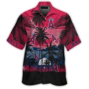 Los Angeles Angels Summer Hawaiian Shirt - Tropical Beach Style