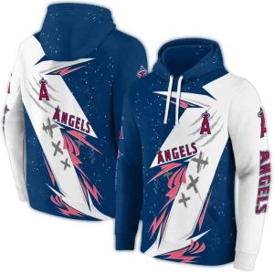 Los Angeles Angels Dynamic Slash All Over Print Hoodie