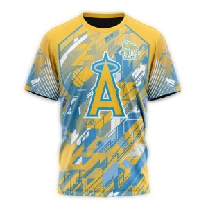 Los Angeles Angels Fearless Against Childhood Cancers All Over Print T Shirt