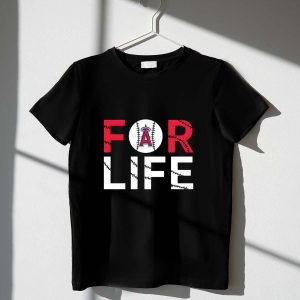 Los Angeles Angels Baseball T-Shirt With Stylish Stitching Design