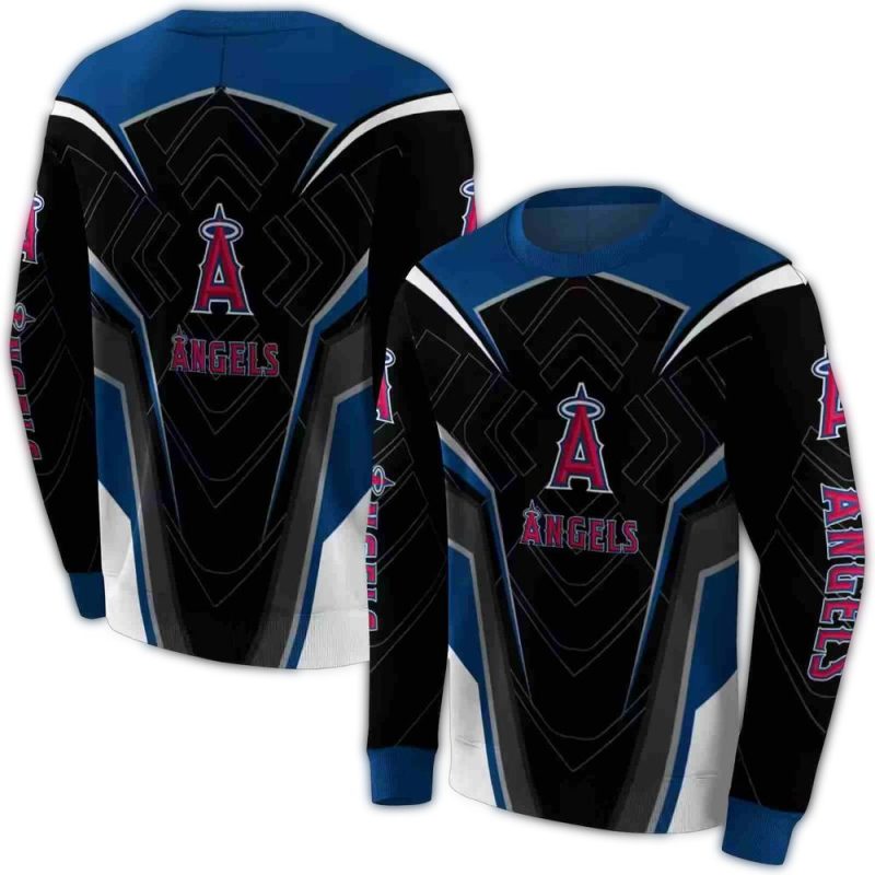 Los Angeles Angels Futuristic Pattern AOP Sweatshirt 1