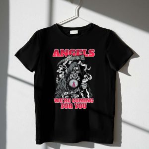 Los Angeles Angels Grim Reaper T-Shirt - Bold Fan Apparel