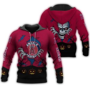 Los Angeles Angels It Halloween All Over Print Hoodie