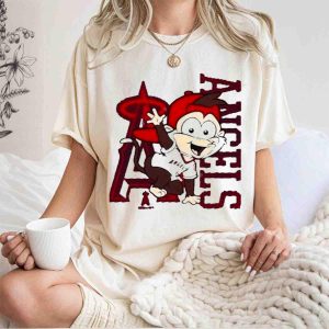 Los Angeles Angels Infant Mascot 20 Cheerful Cartoon Character T Shirt