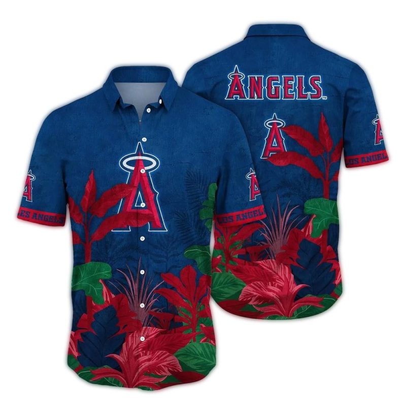 Los Angeles Angels Landscape Vintage Hawaiian Shirt 1