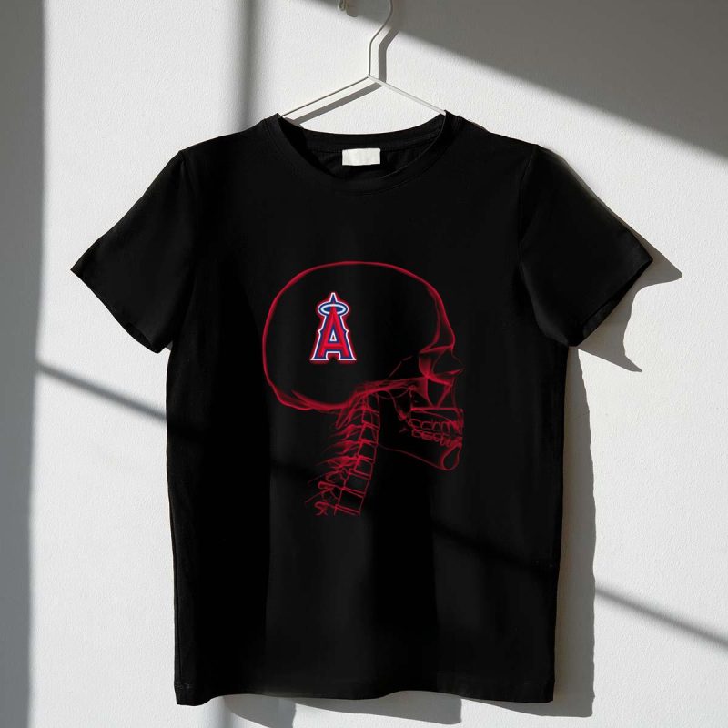 Los Angeles Angels Logo in Brain X Ray T Shirt t shirt 1 1