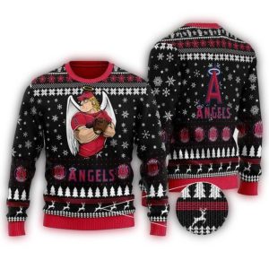 Los Angeles Angels Mascot Ugly Christmas Sweatshirt For Fans