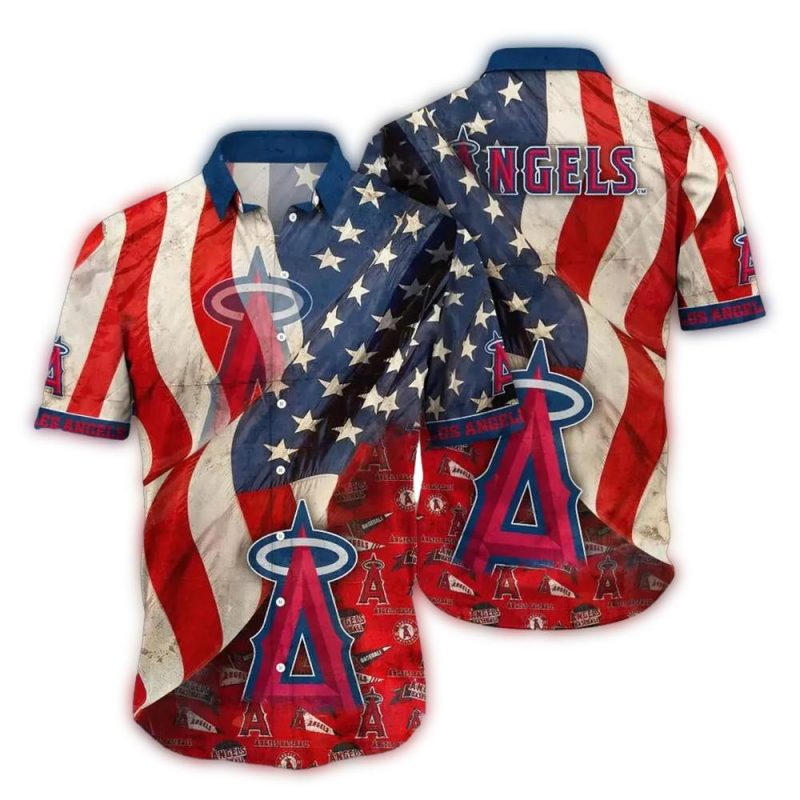 Los Angeles Angels Patriotic Pride Hawaiian Shirt 1