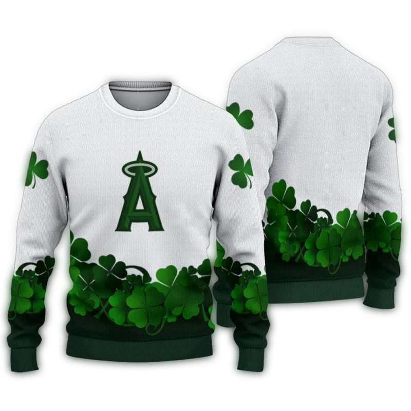 Los Angeles Angels St Patrick Ugly Sweater 1