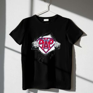 Los Angeles Angels Superman Super Dad T-Shirt – Perfect Gift For Dads