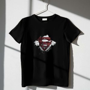 Los Angeles Angels Superman Logo T-Shirt For Baseball And Comic Fans
