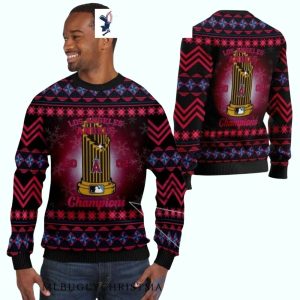 Los Angeles Angels World Series Champions Holiday Sweatshirt