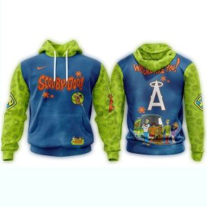 Los Angeles Angels X Scooby Doo All Over Print Hoodie