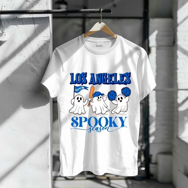 Vintage 90s Los Angeles Baseball T-Shirt - Spooky Season Design - Image 3