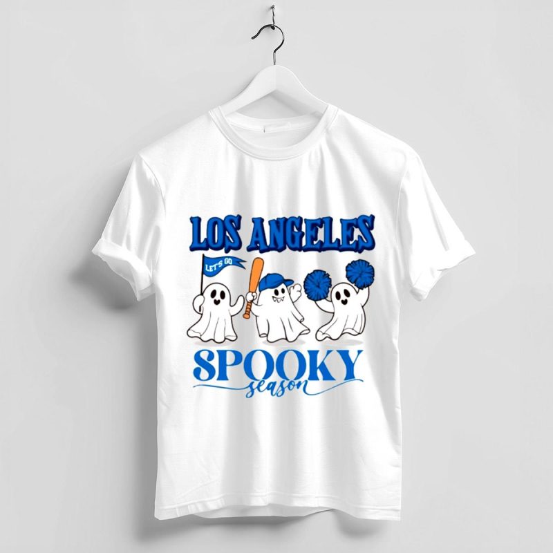 Vintage 90s Los Angeles Baseball T-Shirt - Spooky Season Design - Image 4