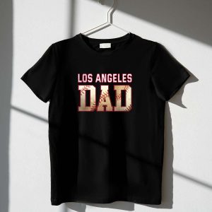 Los Angeles Dad Baseball T-Shirt - Kansas City Royals Classic Style