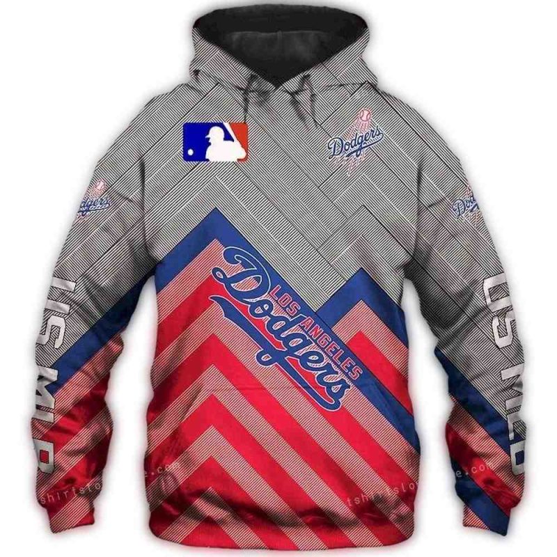 Los Angeles Dodgers 3D Hoodie For MLB Dodgers Fans 1