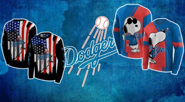 Los Angeles Dodgers AOP Sweatshirt Banner