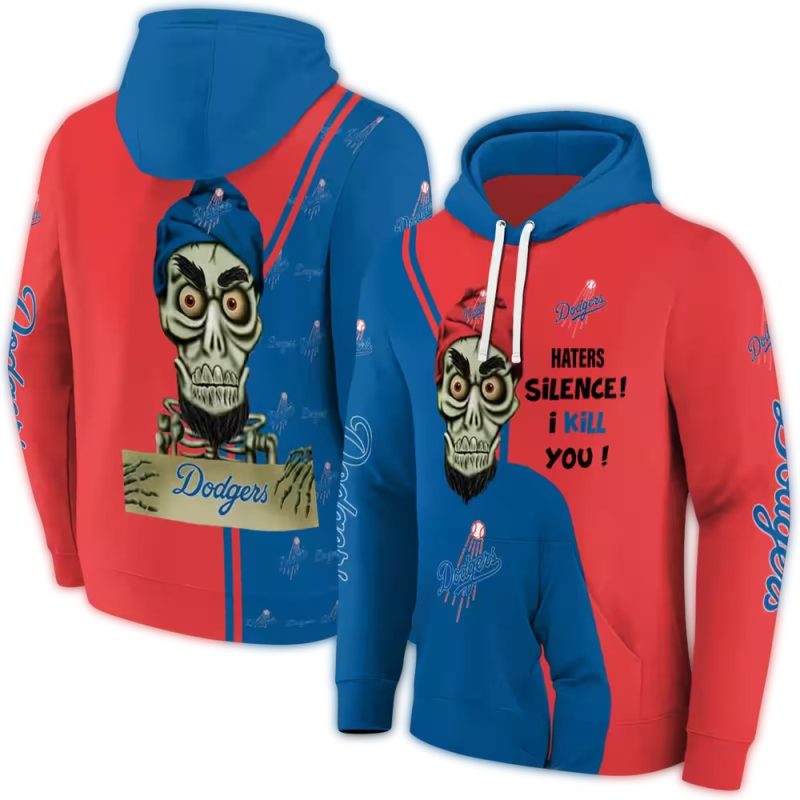 Los Angeles Dodgers Achmed Skull AOP Hoodie 1