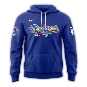 Los Angeles Dodgers Autism Awareness Hoodie - All Over Print Design
