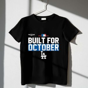 Los Angeles Dodgers October 2021 Championship T-Shirt for Fans
