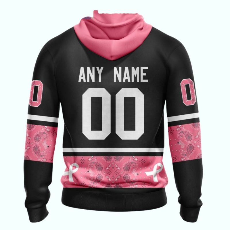 Custom Dodgers October All-Over Print Hoodie with Name & Number - Image 2