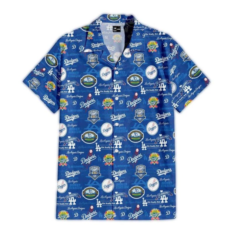 Los Angeles Dodgers Championship Dynasty Hawaiian Shirt for Fans - Image 2