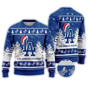 Los Angeles Dodgers Ugly Christmas Sweater for Holiday Cheer