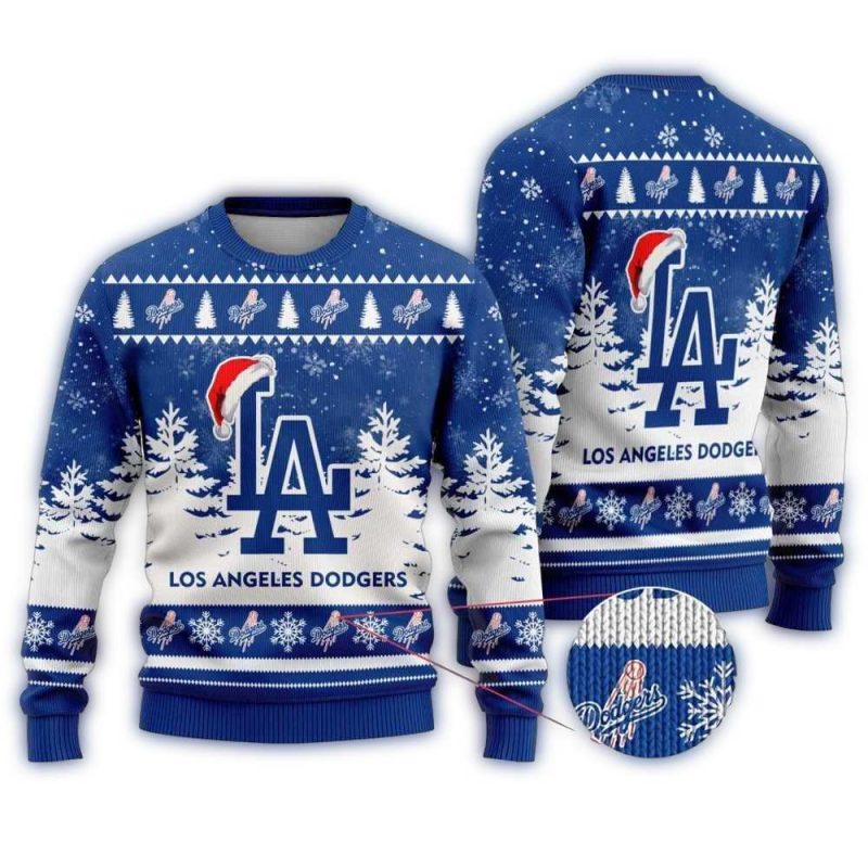 Los Angeles Dodgers Ugly Christmas Sweater for Holiday Cheer
