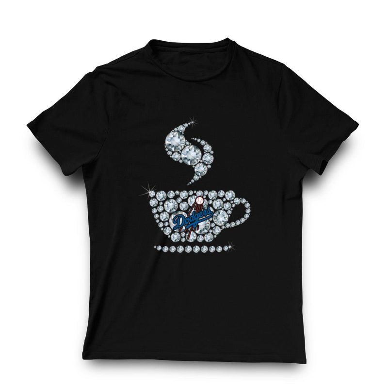 Los Angeles Dodgers Coffee Diamond T-Shirt for Fans and Collectors - Image 3