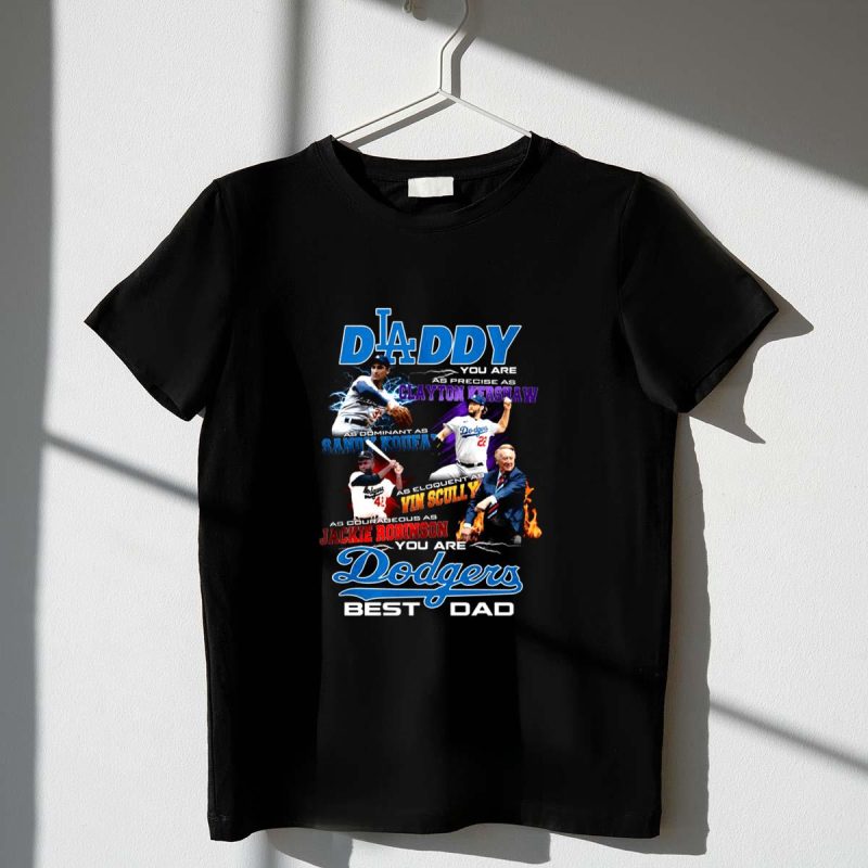 Los Angeles Dodgers Best Dad T-Shirt - Perfect Father's Day Gift