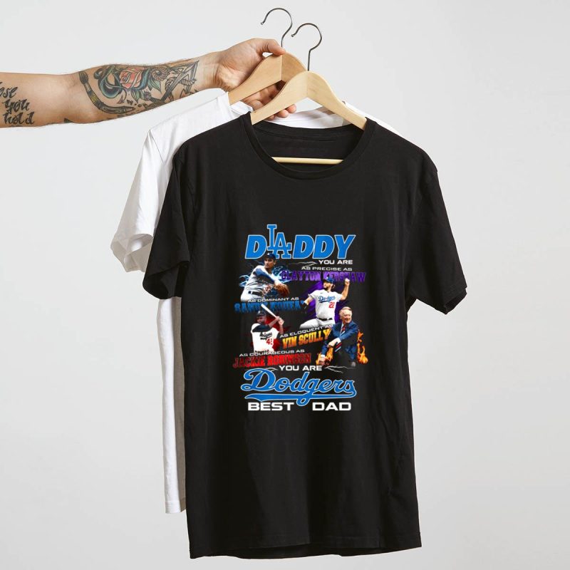 Los Angeles Dodgers Best Dad T-Shirt - Perfect Father's Day Gift - Image 4
