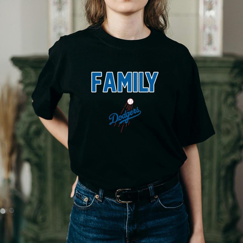 Los Angeles Dodgers Family T-Shirt - Perfect for Game Day Fun - Image 2