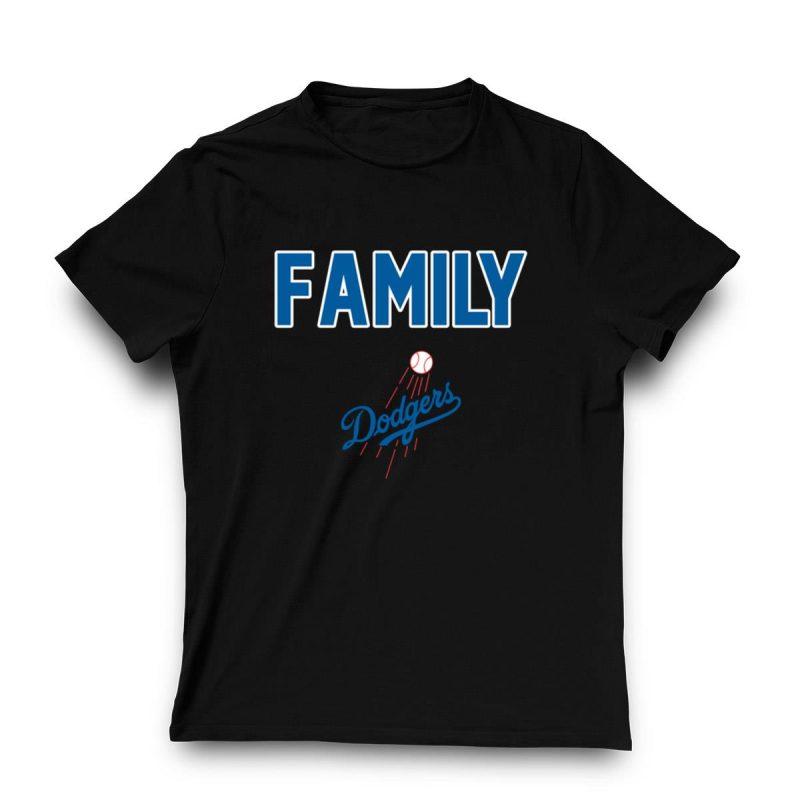 Los Angeles Dodgers Family T-Shirt - Perfect for Game Day Fun - Image 3