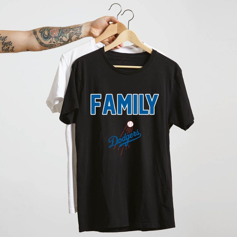 Los Angeles Dodgers Family T-Shirt - Perfect for Game Day Fun - Image 4