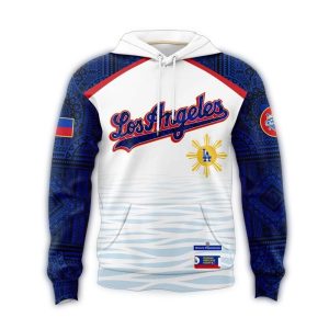 Los Angeles Dodgers Filipino Heritage Night All-Over Print Hoodie for Fans