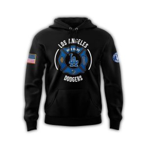 Los Angeles Dodgers Firefighter Appreciation Night All-Over Print Hoodie