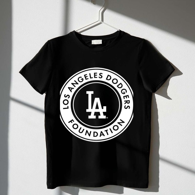Los Angeles Dodgers Foundation LA Circle T Shirt.jpeg t shirt 1 1