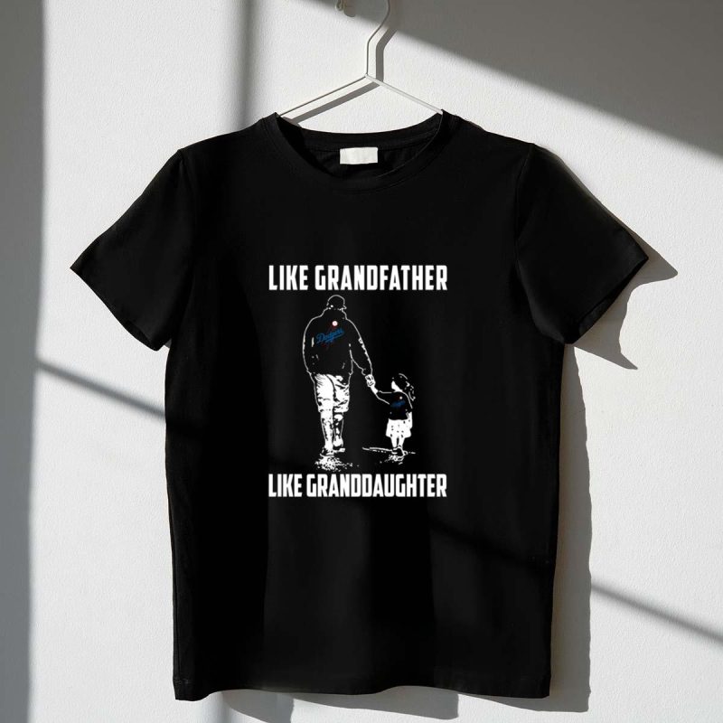 Los Angeles Dodgers Grandfather & Granddaughter Matching T-Shirt