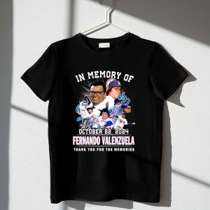 Los Angeles Dodgers Fernando Valenzuela Tribute T-Shirt 1960-2024