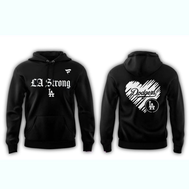 Los Angeles Dodgers LA Strong 2025 Hoodie Set 1