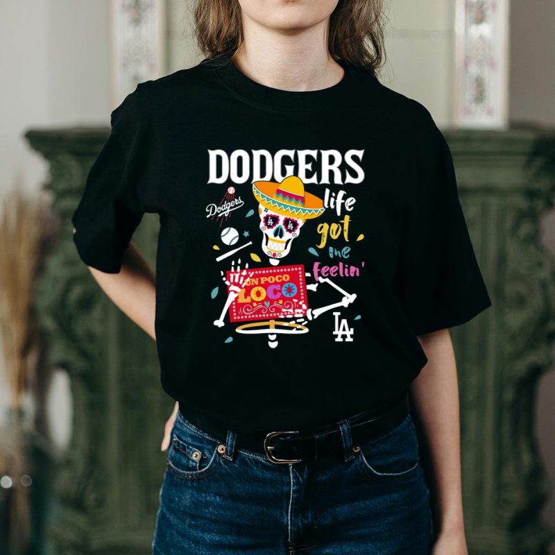 Los Angeles Dodgers Halloween T-Shirt: Embrace the Spooky Season - Image 2